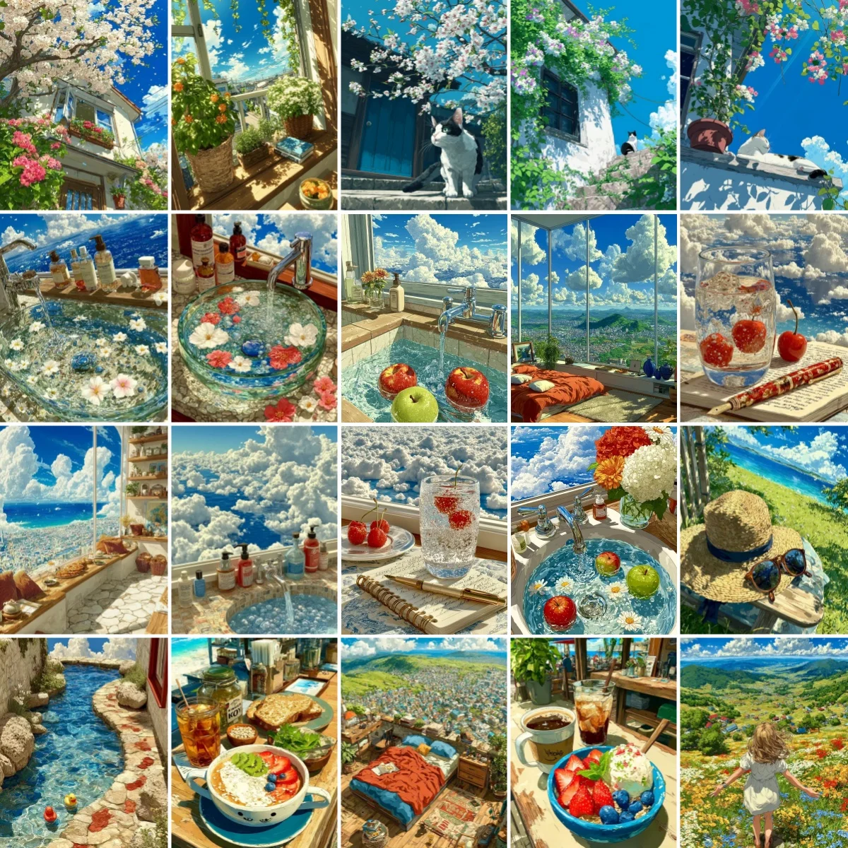 Diy Elektronik - Fresh Landscape Digital Oil Painting DIY