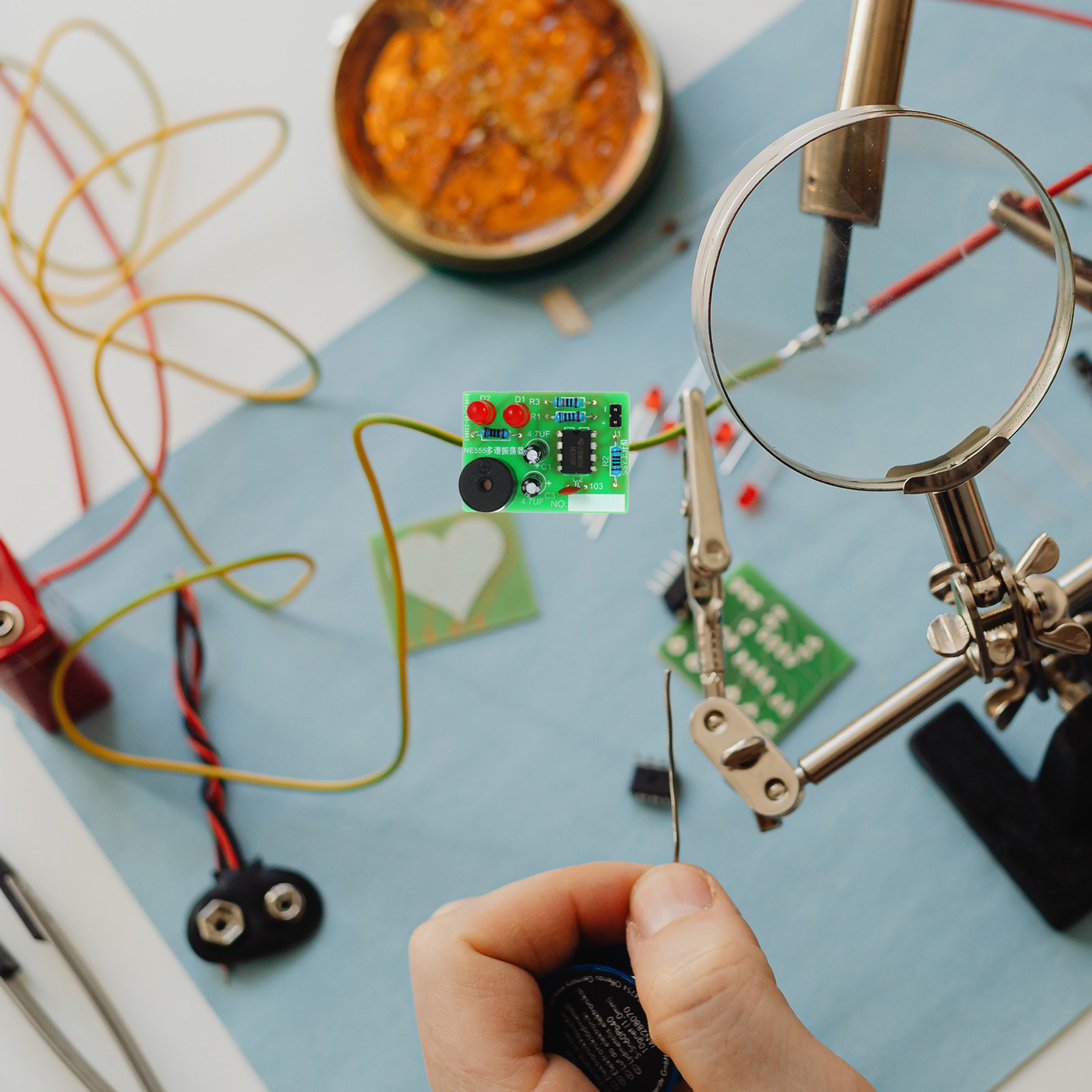 Diy Electronics Circuits - 5Set Soldering Training Kit Welding Practice