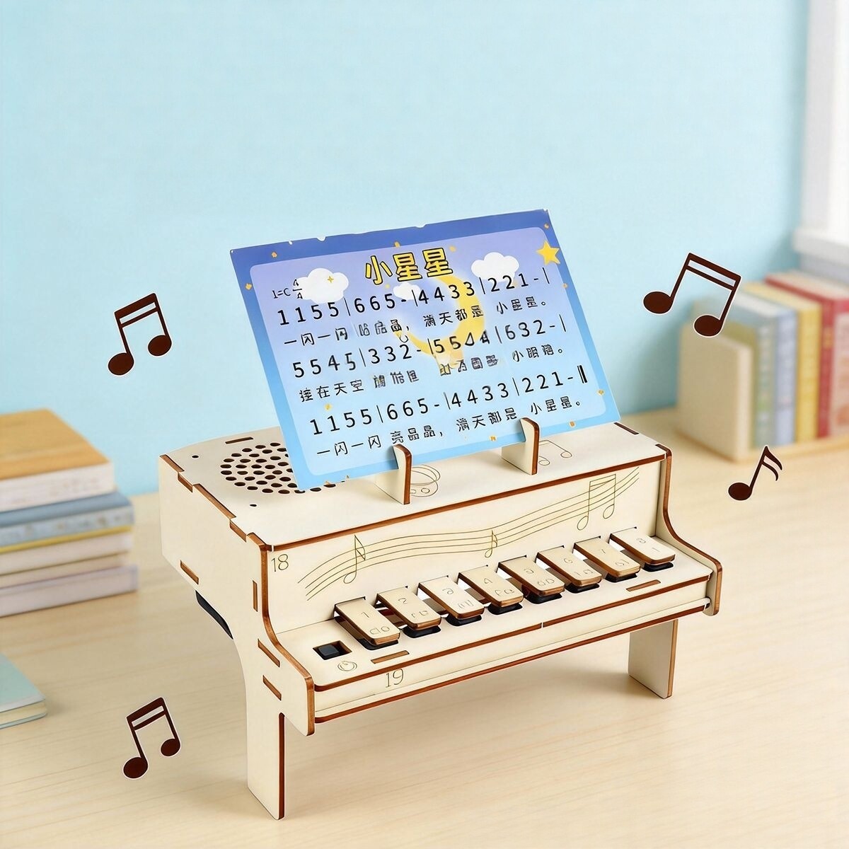 Diy Electronics Music - DIY Wooden Electronic Piano Model STEM