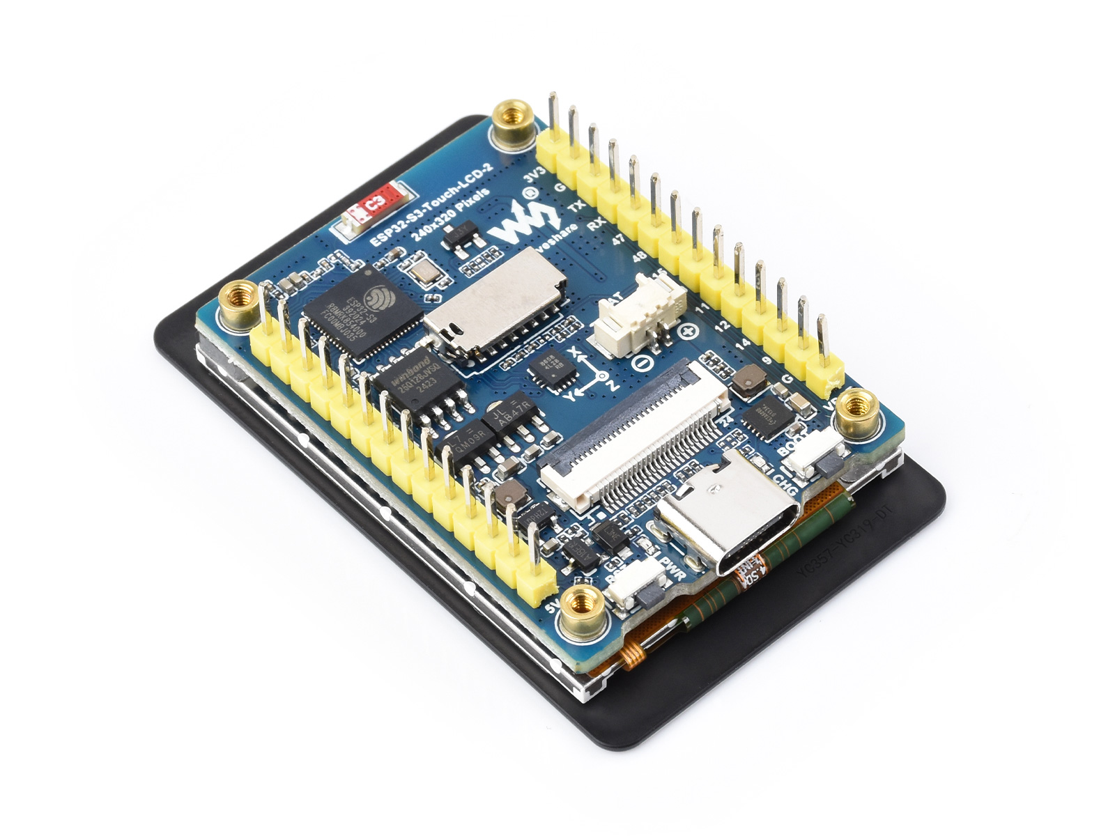 Waveshare ESP32-S3 2inch Capac - огляд і ціна Diy Electronics Kits