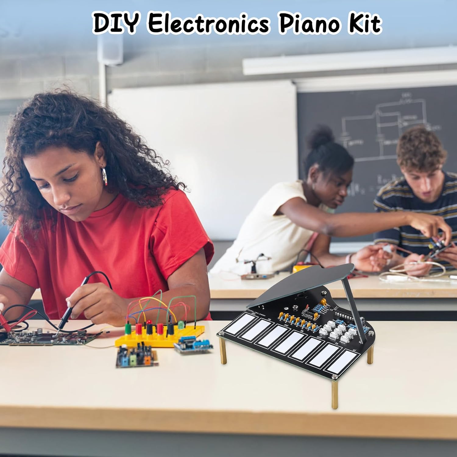 DIY Soldering Practice Kit 7 K - огляд і ціна Diy Guitar Electronics Kit
