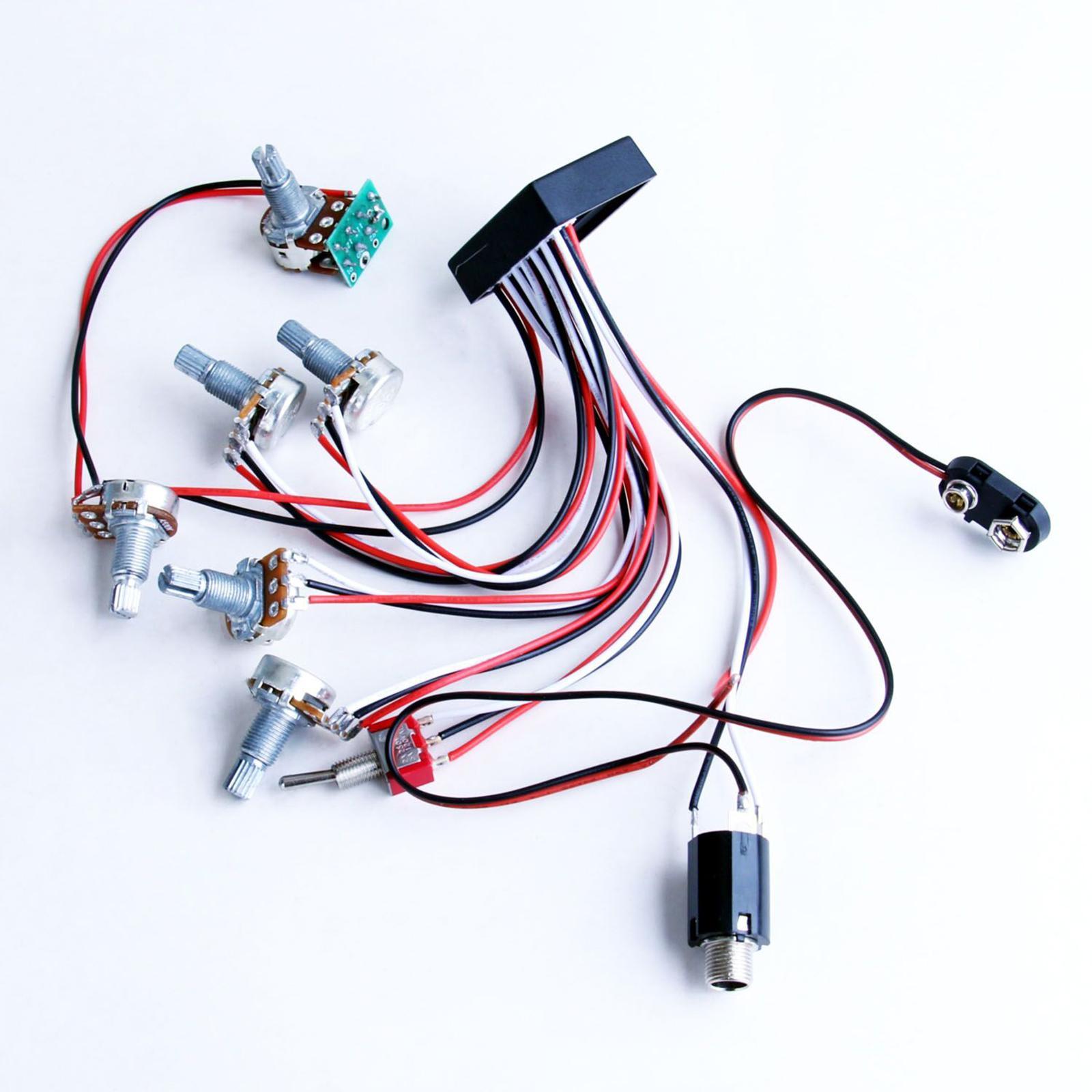 3 Band Active Passive Pickup R - огляд і ціна Diy Guitar Electronics Kit