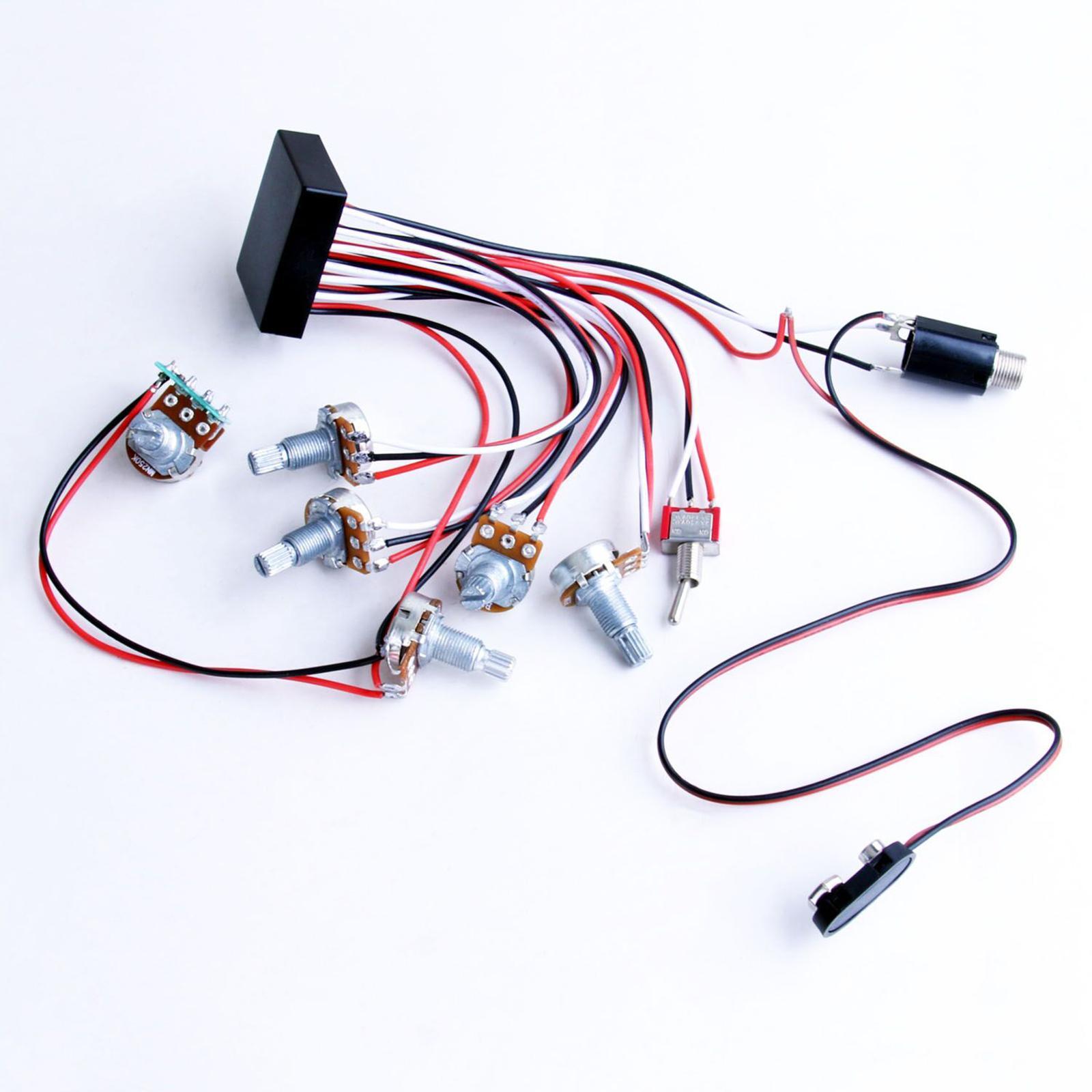 3 Band Active Passive Pickup R - огляд і ціна Diy Guitar Electronics Kit