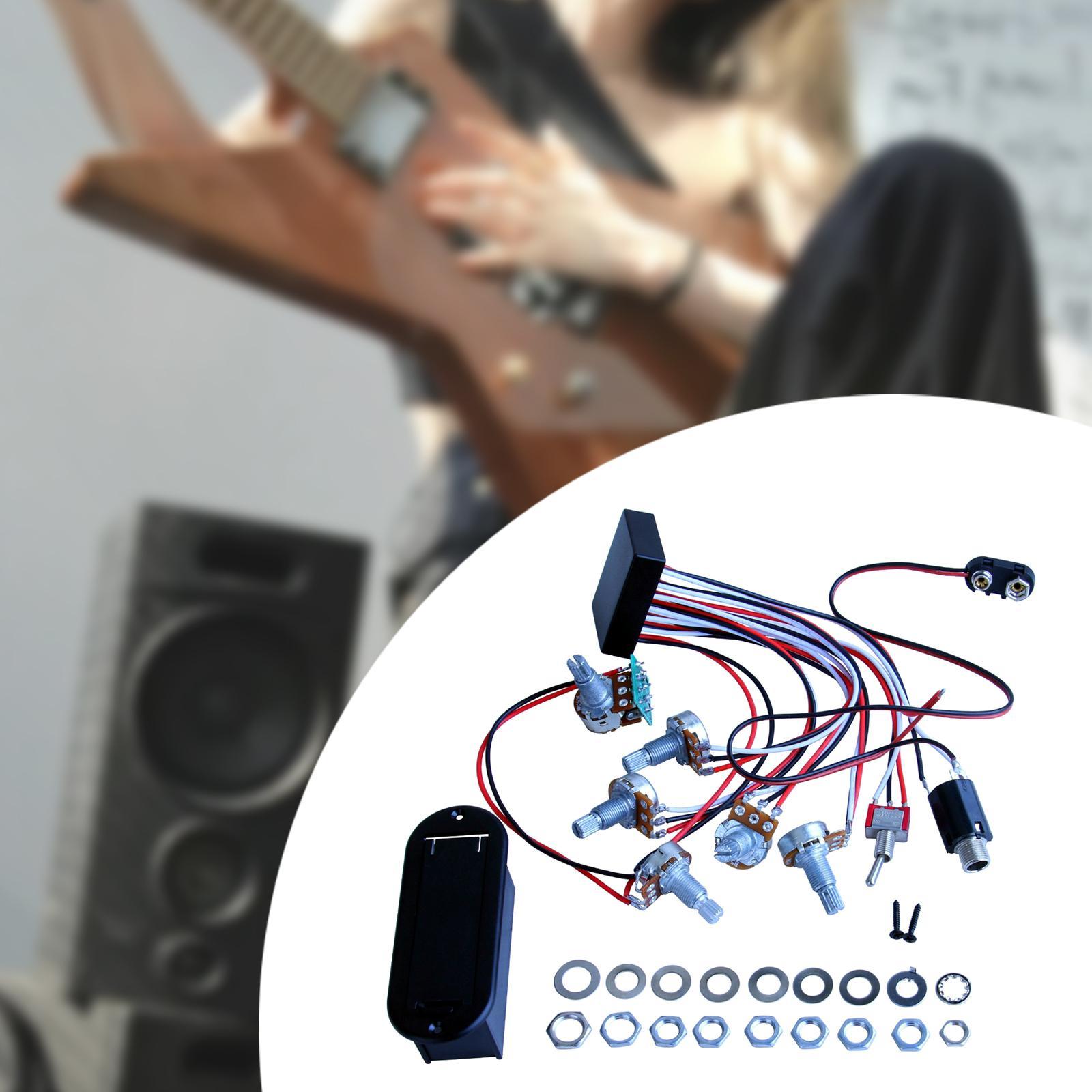 3 Band Active Passive Pickup R - огляд і ціна Diy Guitar Electronics Kit