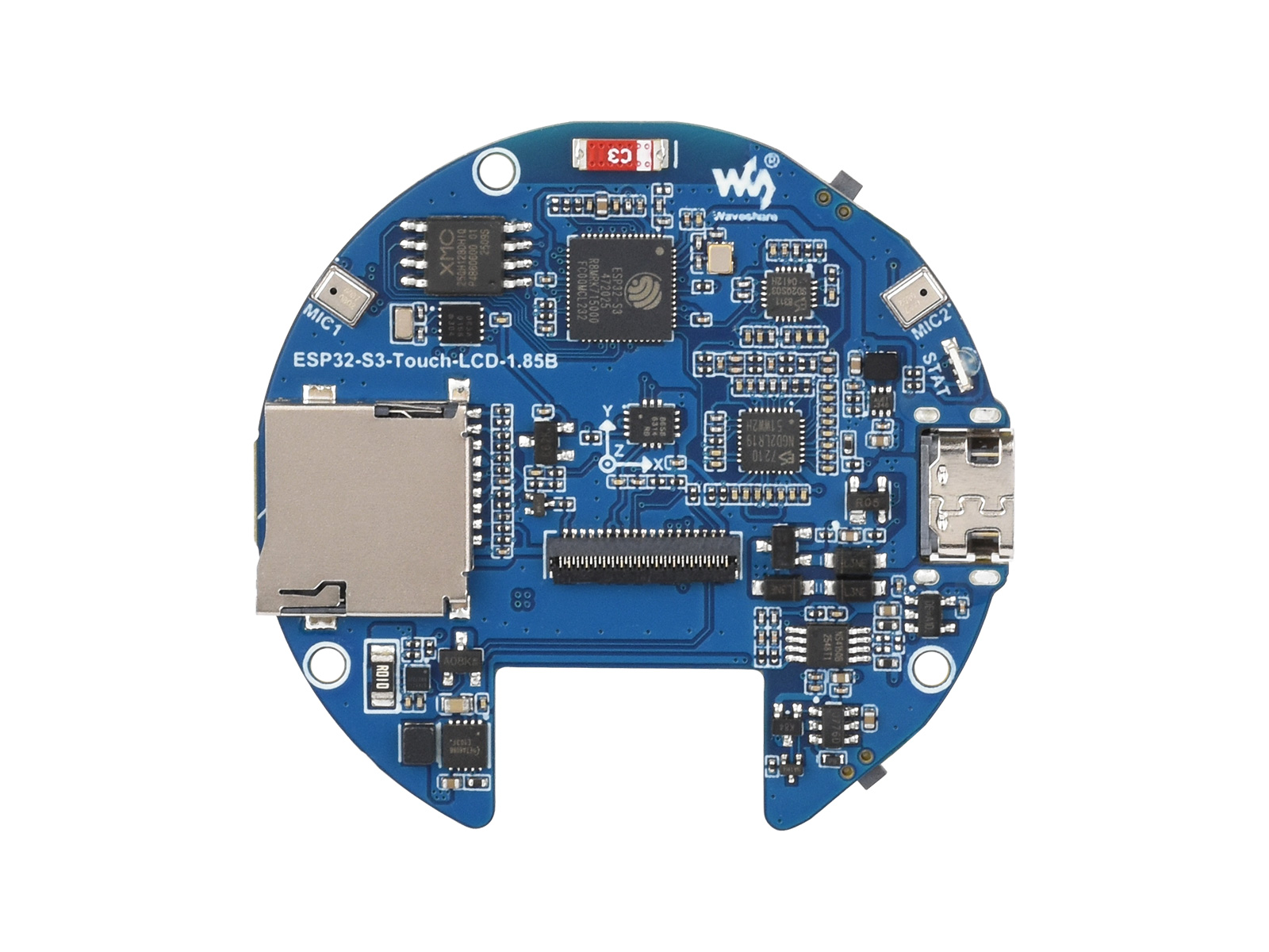 ESP32-S3 1.85inch LCD Capaciti - огляд і ціна Diy Electronics Board