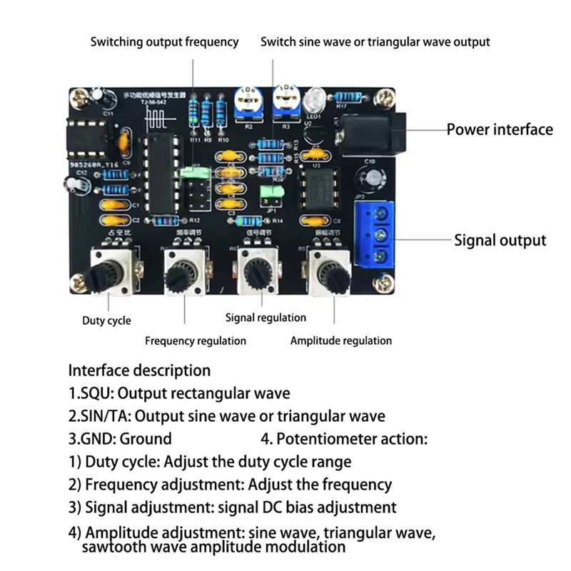 A76I-ICL8038 Function Signal G - огляд і ціна Diy Elektronik