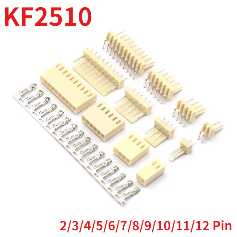 50PCS KF2510 2P 3P 4P 5P 6P 7/ - огляд і ціна Male Female Header Pin