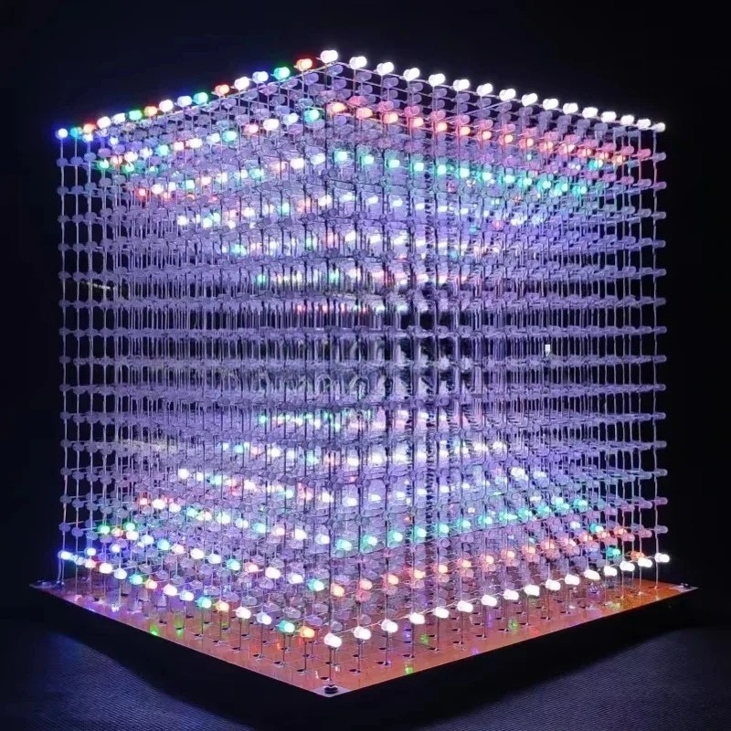 3 D16mini Light Cube Kit 16x16 - огляд і ціна Diy Electronics Kits