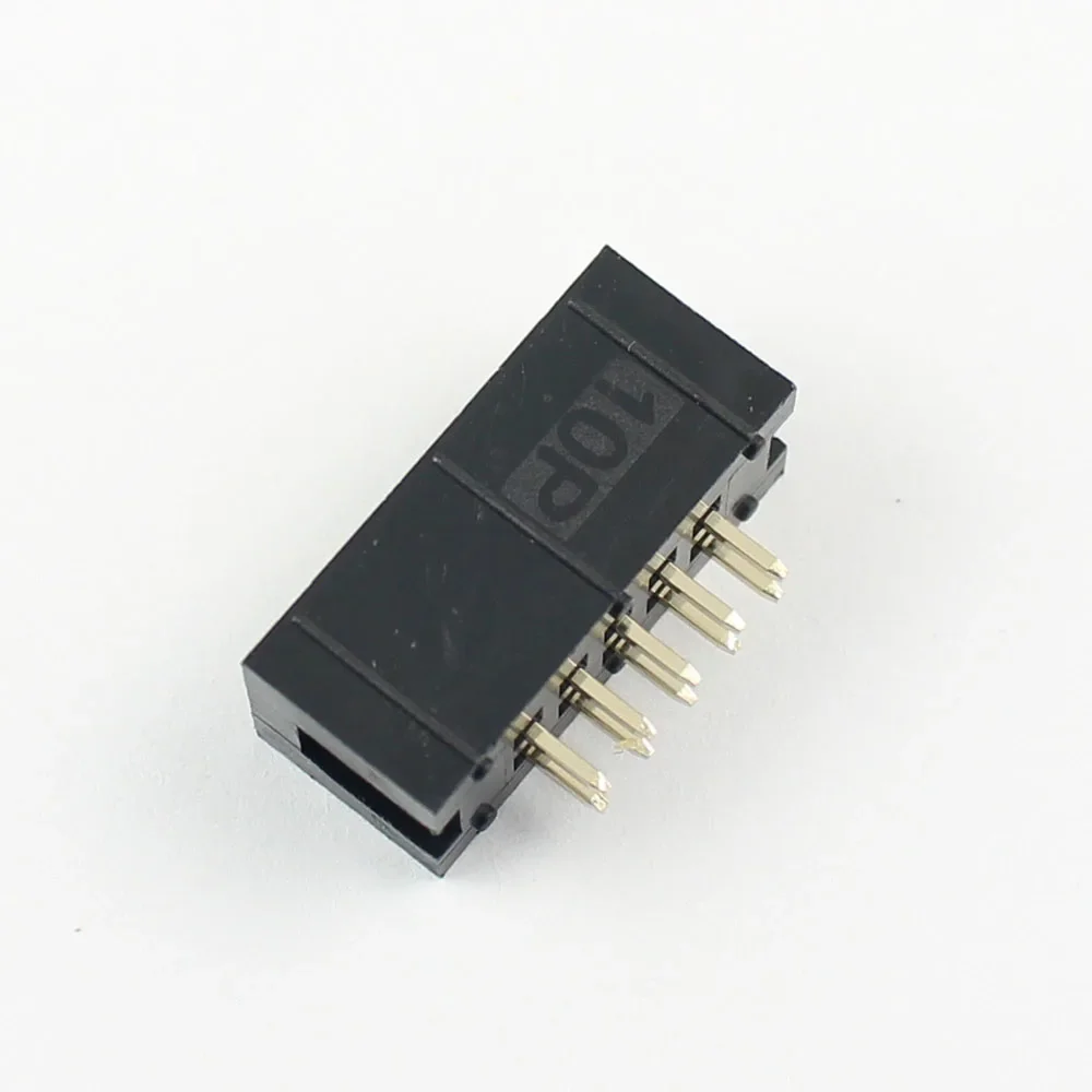 100pcs 2.54mm 2x5 Pin 10 Pin S - огляд і ціна Male Female Header Pin