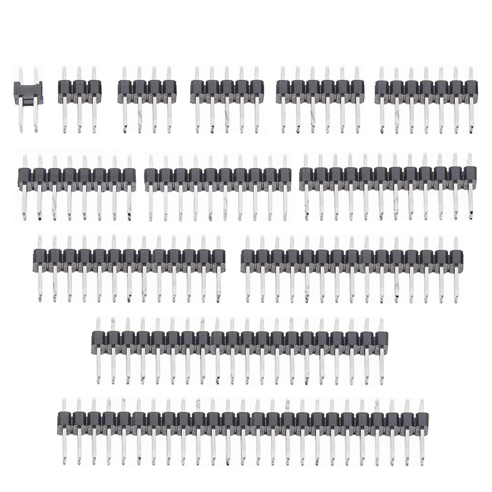 10PCS 2.54MM 2 * 2/3/4/6/8/10/ - огляд і ціна Male Female Header Pin