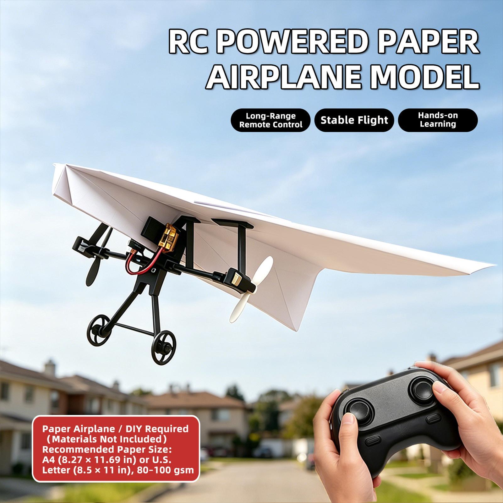 DIY RC Paper Airplane Kit Plan - огляд і ціна Diy Electronics Kits
