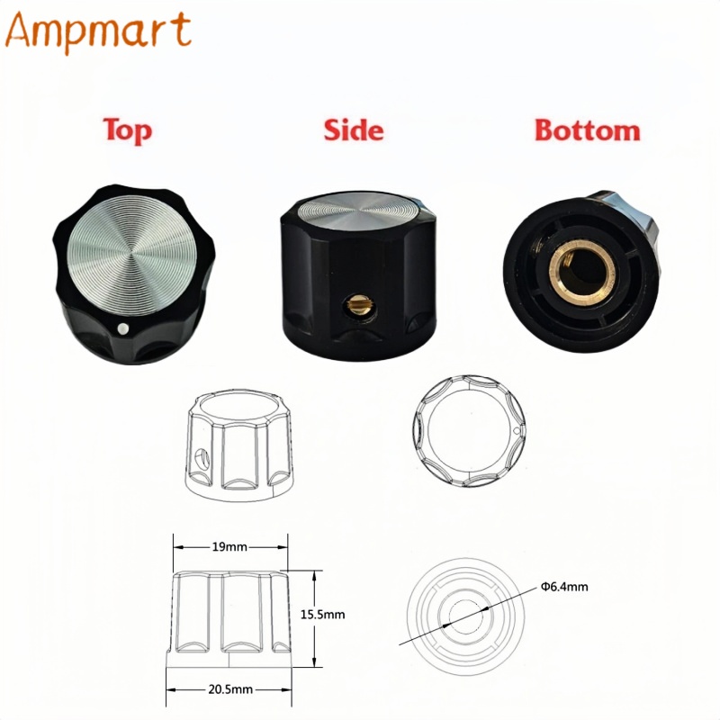Ampmart 21x16mm Audio Control  - огляд і ціна Diy Guitar Electronics Kit