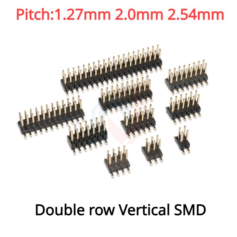 10Pcs 1.27mm 2.0mm 2.54mm Pitc - огляд і ціна Male Female Header Pin