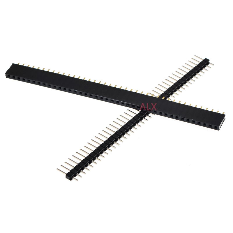 5/10Pcs 2.54mm 40 Pin 1x40 2X4 - огляд і ціна Male Female Header Pin