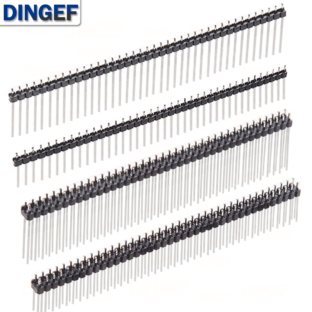 10PCS Single Double Row Male 1 - огляд і ціна Male Female Header Pin