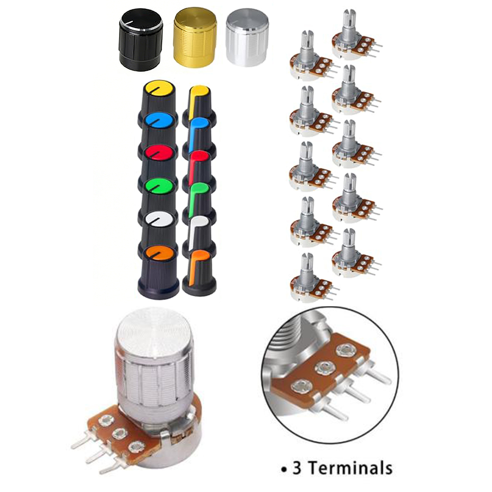 84 Piece Potentiometer Kit 1K  - огляд і ціна Diy Guitar Electronics Kit