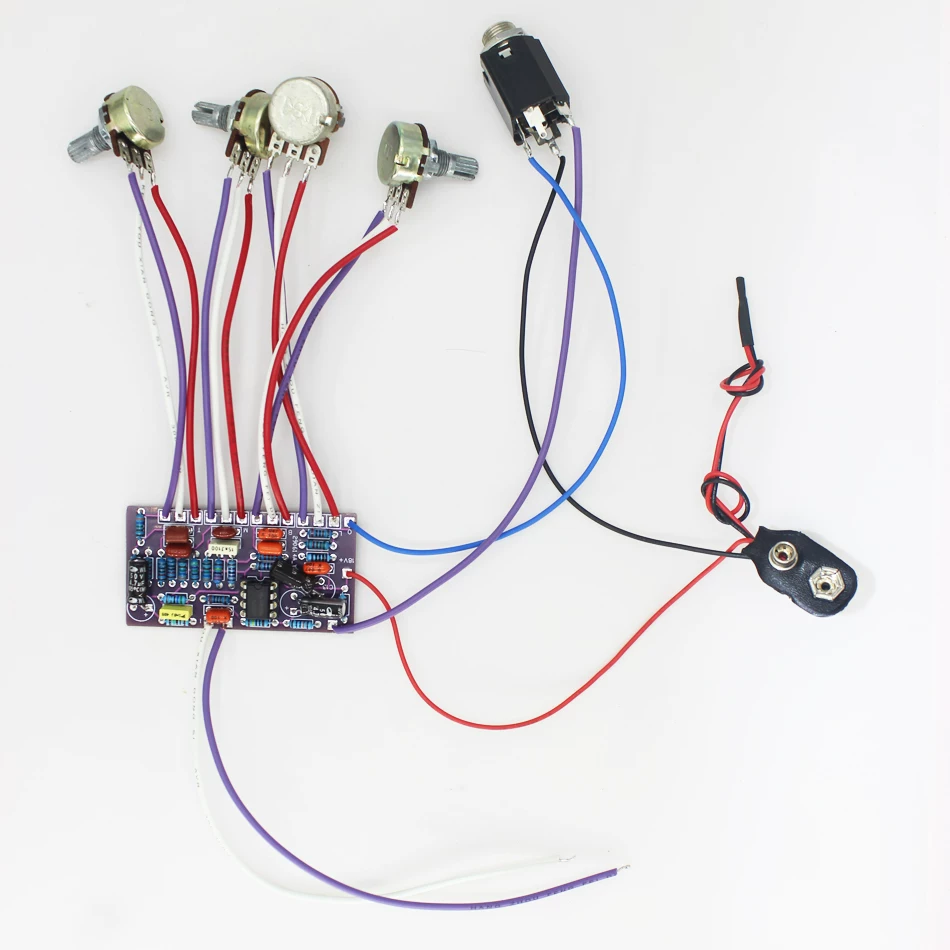 Jazz Bass Active Preamp Kit, 3 - огляд і ціна Diy Guitar Electronics Kit