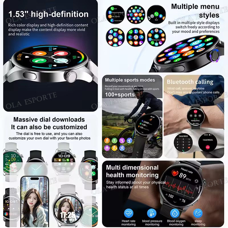 New SmartWatch for Men Women B - огляд і ціна Diy Electronics Music