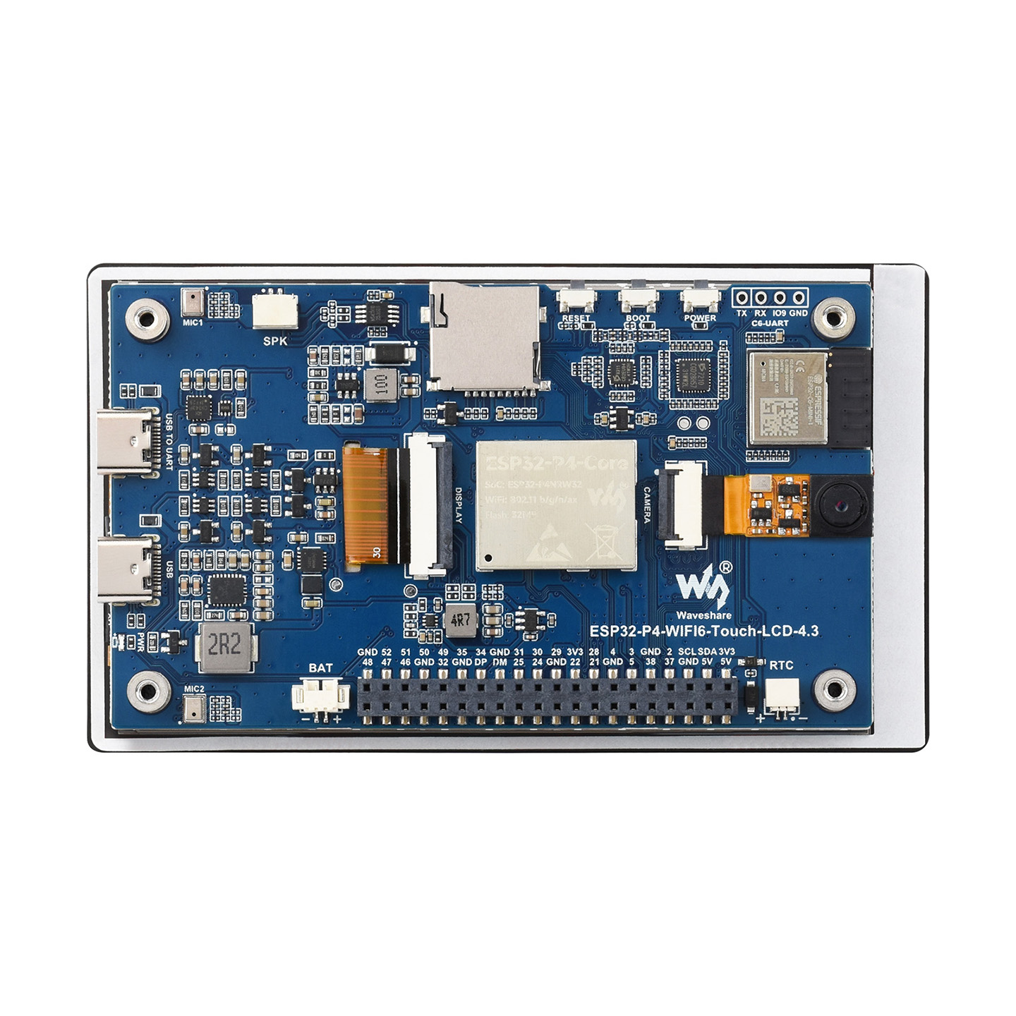 Waveshare ESP32-P4-WIFI6 4.3in - огляд і ціна Diy Electronics Kits