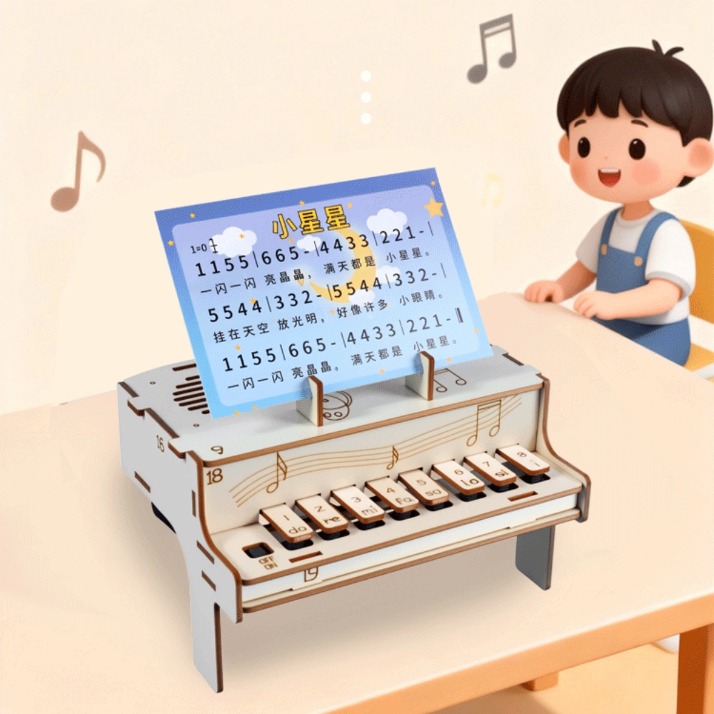 DIY Wooden Electronic Piano Mo - огляд і ціна Diy Electronics Music