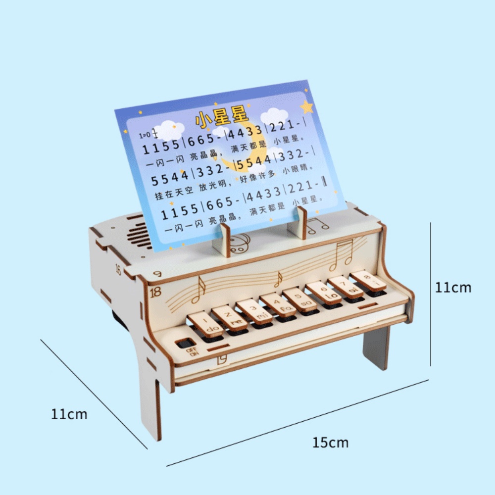 DIY Wooden Electronic Piano Mo - огляд і ціна Diy Electronics Music