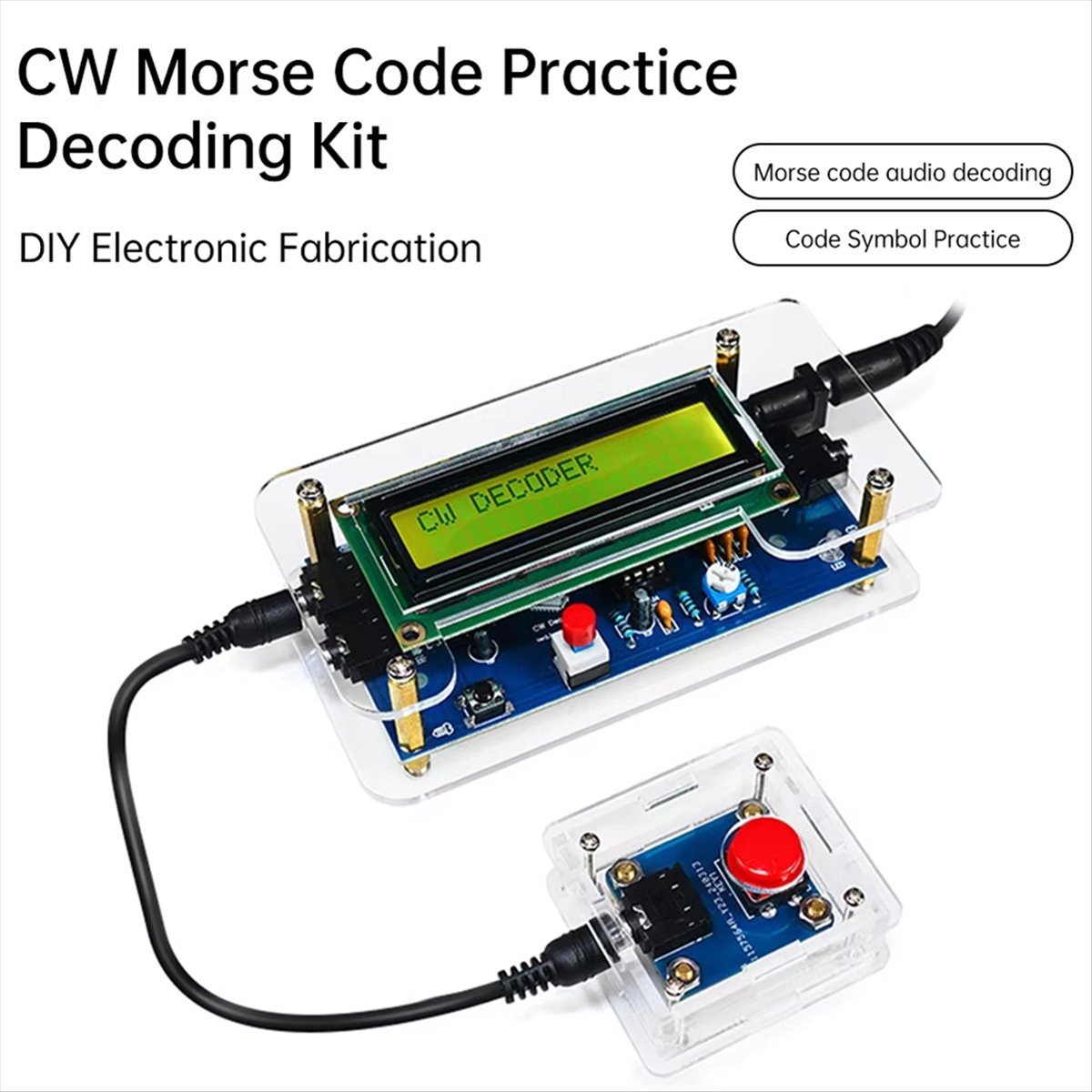 HDL DC9V CW Morse Code Decoder - огляд і ціна Diy Electronics Circuits